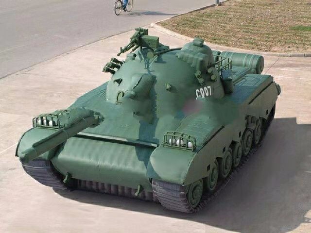 兴业军用充气坦克车